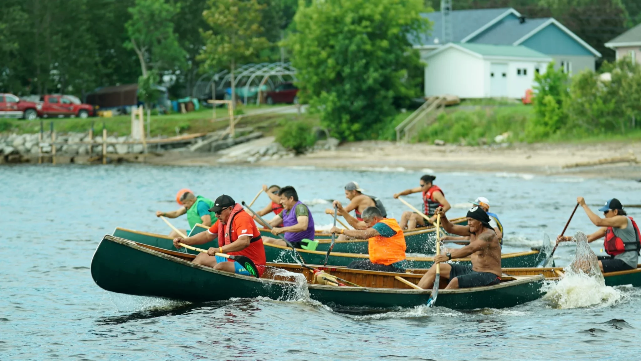 Course de canot du grand rassemblement des premières nations